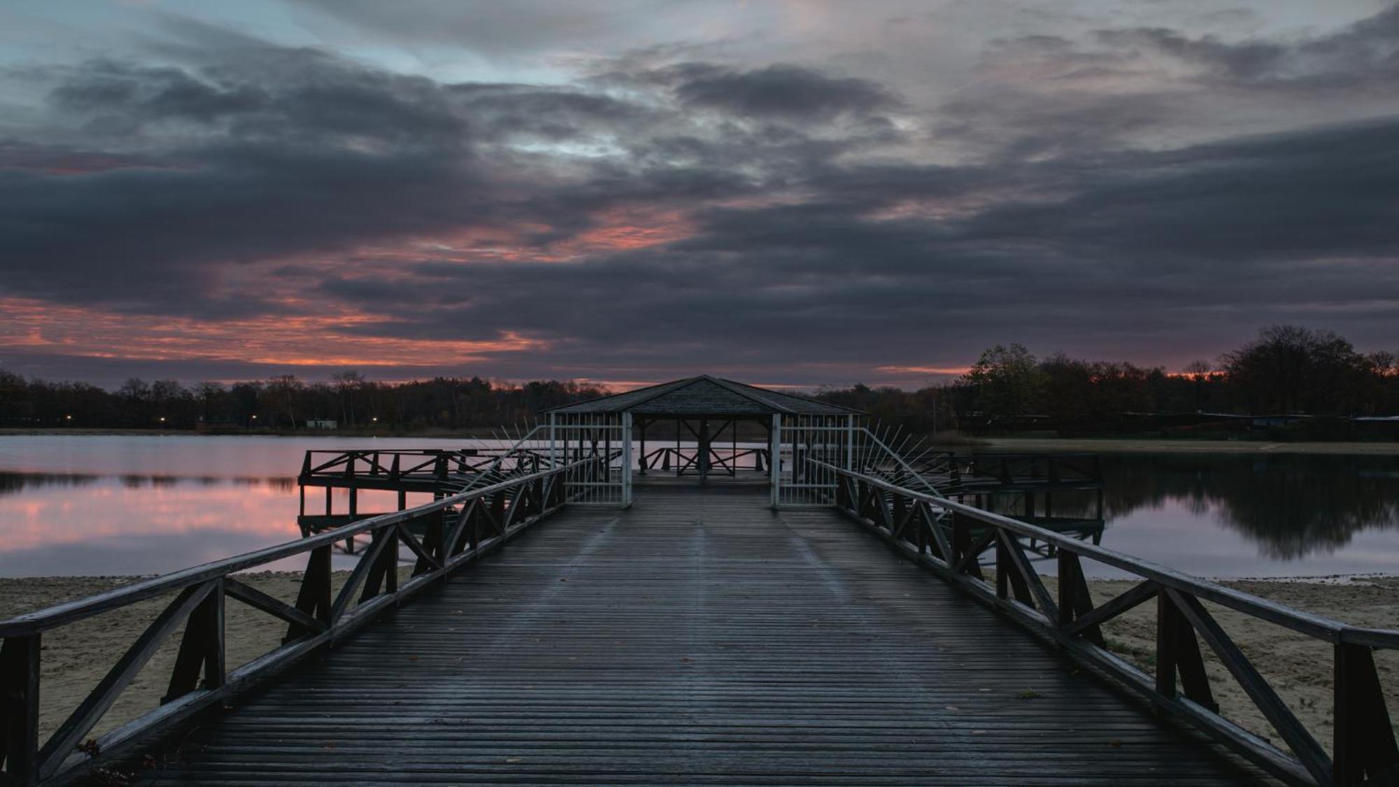 Drents Genieten - Lavendelheide Met Uitzicht Op Het Water Erm Екстер'єр фото